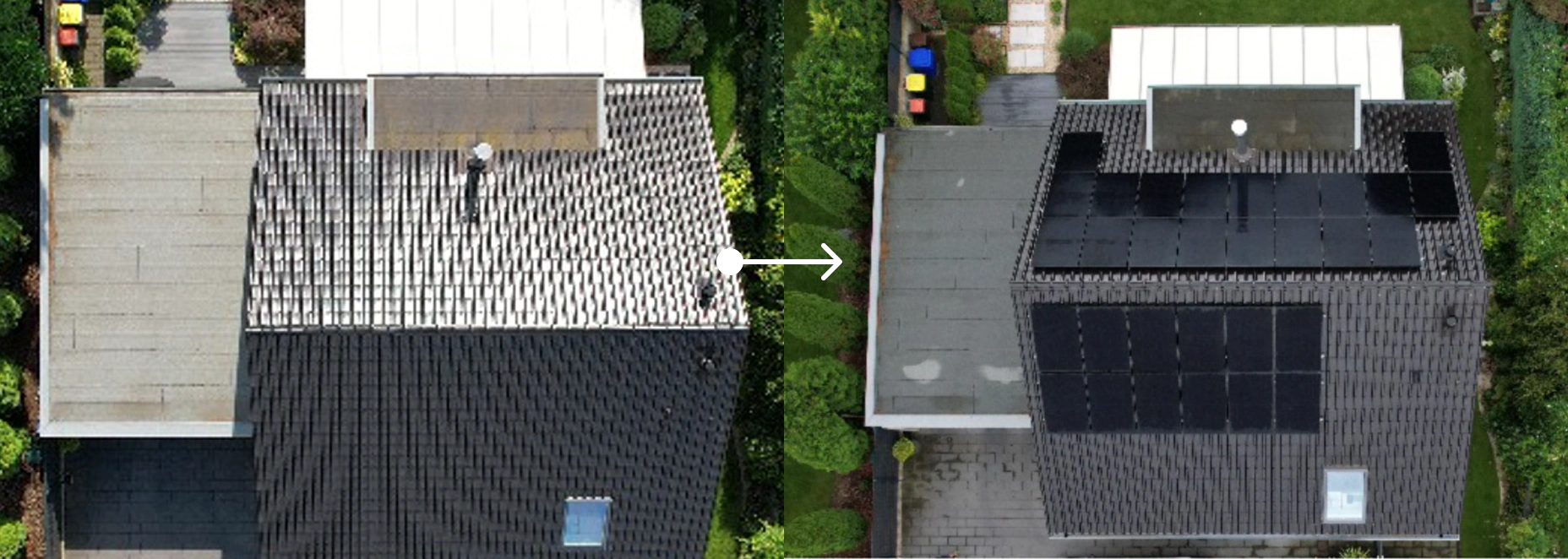 Objekt mit schwierigem Dachzugang